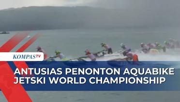 Mantap! Penonton Aqua Bike Jetski World Championship 2023 di Danau Toba Tembus 100.000 Orang