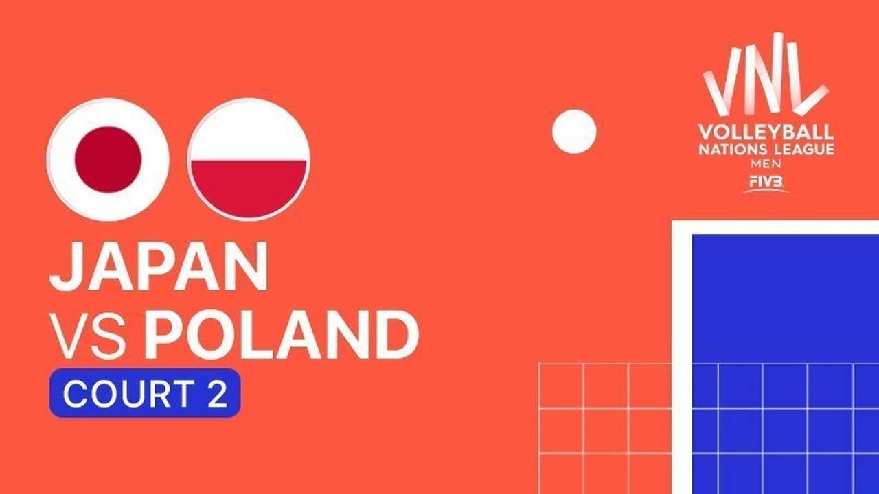 Full Match VNL MEN'S Japan vs Poland Volleyball Nations League