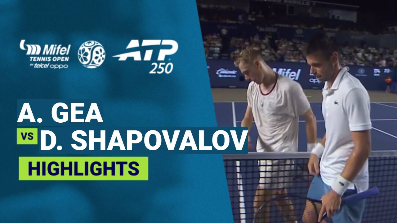 Arthur Gea vs Denis Shapovalov - Final | ATP 250: Mifel Tennis Open by Telcel Oppo 2026