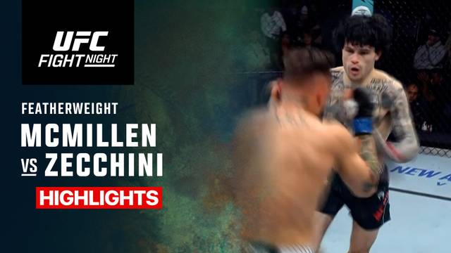 Tommy McMillen vs Manolo Zecchini - Highlight | UFC 2026