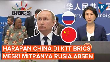 Harapan China di KTT BRICS meski Putin Tak Datang ke Afrika Selatan