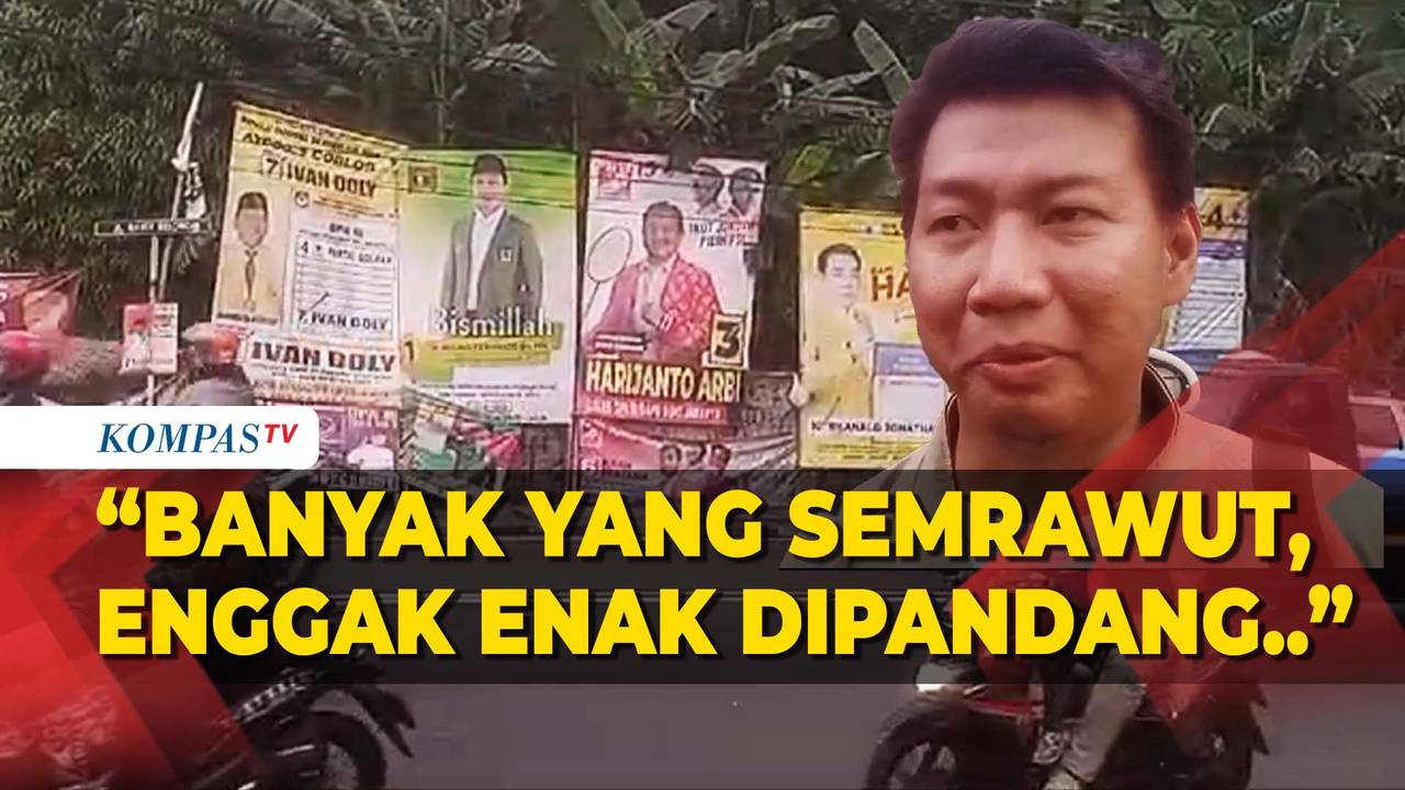 Komika David Nurbianto Soroti Lokasi Baliho Capres Caleg Banyak Yang Semrawut Kompas Tv Vidio 