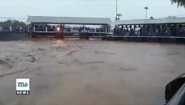 Kondisi Terkini Bendungan Katulampa, Jakarta Kebanjiran 