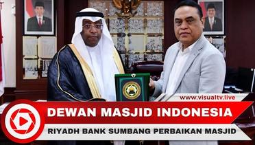 Riyadh Bank Sumbang Perbaikan Masjid Melalui DMI, Pasca  Bencana Sulawesi Tengah