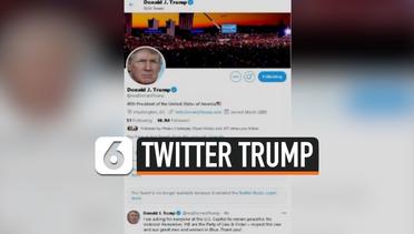 Twitter Mengunci Sementara Akun Twitter Trump