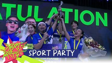 BRAVO TIM BIRU!! Jadi Pemenang Dalam Pertandingan Sport Party! | Sport Party