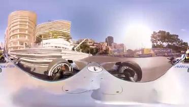 360 Video- Monaco Tour & Onboard Hot Lap With Bruno Senna - Formula E