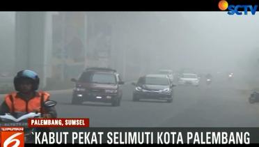Kabut Asap Selimuti Kota Palembang, Aktivitas Warga Terganggu - Liputan6 Terkini