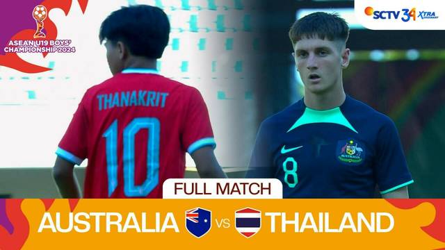 Australia vs Thailand - Full Match | Asean Boys Championship U19 2024