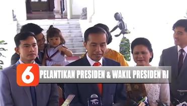Kata Jokowi Sebelum Berangkat ke Gedung DPR - Pelantikan Presiden 