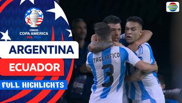Argentina vs Ecuador - Full Highlight | Copa America 2024