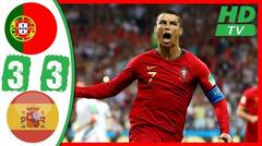 PORTUGAL vs SPAIN 3-3 || Piala Dunia 2018 || 16 Juni 2018