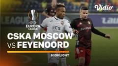 Highlight - CSKA Moskwa vs Feyenoord I UEFA Europa League 2020/2021