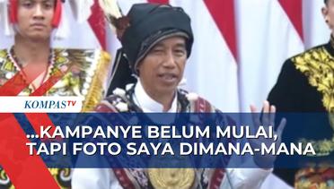 Jokowi Singgung Foto Dirinya yang Disandingkan dengan Capres: Sampai ke Tikungan Desa Ada Juga