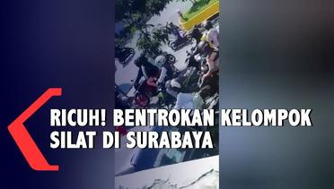 Ricuh! Sekelompok Pesilat Bentrok di Surabaya