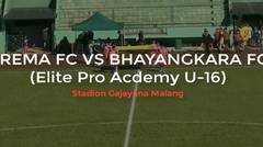 ELITE PRO ACADEMY U-16: Arema FC dibekuk Bhayangkara FC 0-1