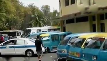 VIDEO: Sopir Angkot Protes Transportasi Online di Manado