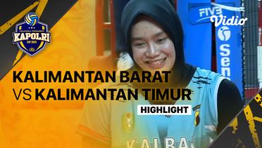 Highlights | Delapan Besar Putri: Kalimantan Barat vs Kalimantan Timur | Piala Kapolri 2023