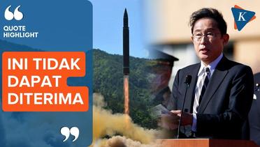 Respons PM Kishida Terkait Rudal Korea Utara yang Jatuh di Perairan Jepang