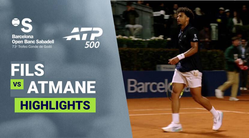 Arthur Fils vs Terence Atmane - Round 1 (Pista Andres Gimeno) | ATP 500: Barcelona Open Banc Sabadell 2026