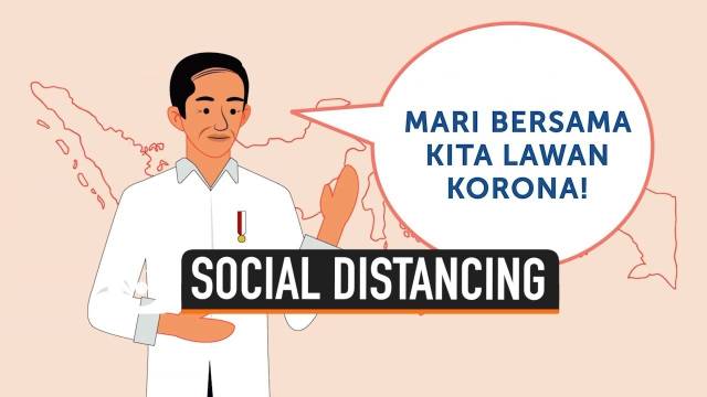 Cegah Virus Corona Covid-19 Meluas dengan Social Distancing