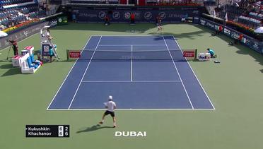 Match Highlight | Mikhail Kukushkin 0 vs 2 Karen Khachanov | ATP Dubai Tennis Championships 2020