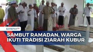 Jelang Ramadan, Warga Kota Palembang Ikuti Tradisi Ziarah Kubro