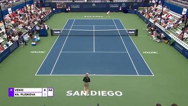 Match Highlights | Donna Vekic vs Karolina Pliskova | WTA San Diego Open 2022