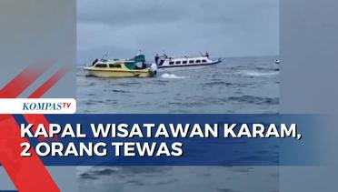 Kapal Wisatawan Karam di Perairan Kakaban, 2 Orang Tewas Tenggelam
