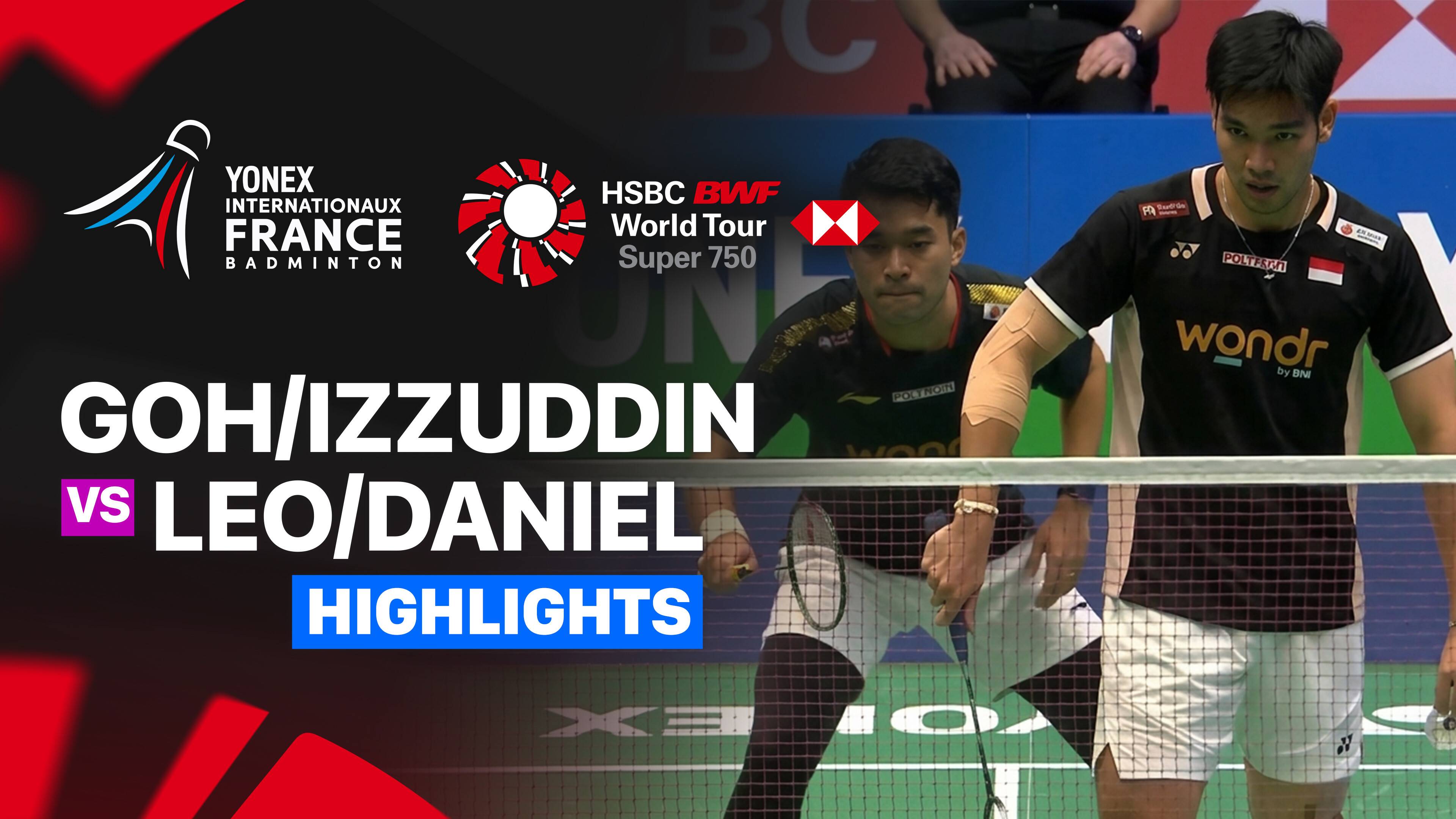 Goh Sze Fei/Nur Izzuddin (MAS) vs Leo Rolly Carnando/Daniel Marthin (INA) - Men's Doubles Semifinal | YONEX French Open 2026