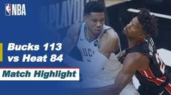 Match Highlight | Milwaukee Bucks 113 vs 84 Miami Heat | NBA Playoffs 2020/21