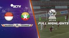 Indonesia (5) vs Myanmar (0) - Full Highlights | Perebutan Juara 3 AFF U18 2019