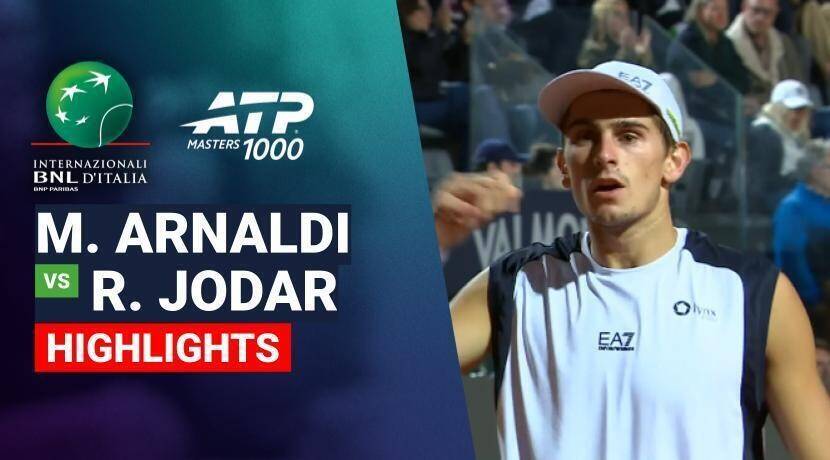 Matteo Arnaldi vs Rafael Jodar - Round 3 (Campo Centrale) | ATP 1000: Internazionali BNL d'Italia 2026
