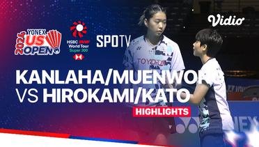 Laksika Kanlaha/Phataimas Muenwong (THA) vs Rui Hirokami/Yuna Kato (JPN) - Highlights | Yonex US Open 2024 - Women's Doubles