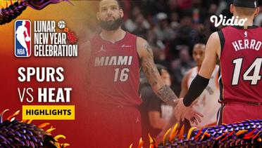 San Antonio Spurs vs Miami Heat - Highlights | NBA Regular Season 2023/24