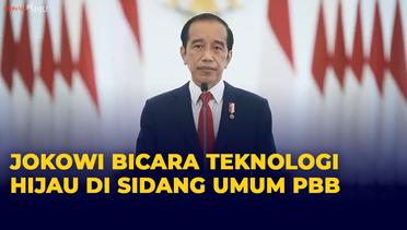 Pidato Virtual di PBB, Jokowi Tegaskan Komitmen Indonesia Soal Ketahanan Iklim