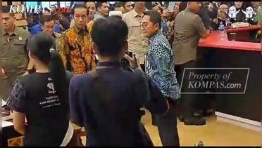 Sehari Jelang Sidang Putusan MK, Jokowi dan Anwar Usman Ngopi Bareng di Jakarta Fair