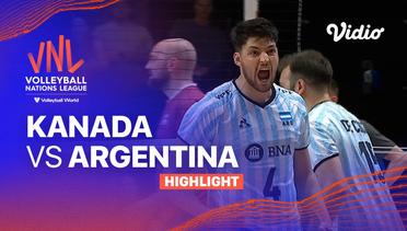 Match Highlights | Kanada vs Argentina | Men’s Volleyball Nations League 2023