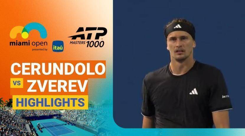 Francisco Cerundolo vs Alexander Zverev - Quarterfinals | ATP 1000: Miami Open Presented by Itau 2026