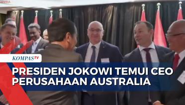Jokowi Bertemu CEO Perusahaan Australia, Bahas Tambang dan Mineral Kedua Negara