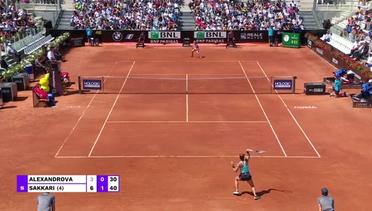 Match Highlights | Maria Sakkari vs Ekaterina Alexandrova | WTA Internazionali BNL D'Italia 2022