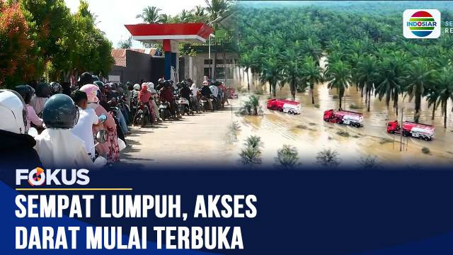 Akses Lintas Aceh-Sumut Mulai Terbuka, Iring-Iringan Logistik Terobos Banjir | Fokus