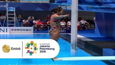 Aksi Della Dinarsari Harimurti Dari Cabang Loncat Indah | Asian Games 2018