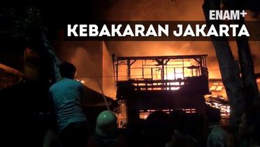 ENAM PLUS: Kompor Meledak Belasan Rumah Hangus Terbakar