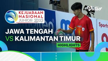 Semifinal Putra: Jawa Tengah vs Kalimantan Timur - Highlights | Kejurnas Junior 2023