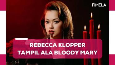 6 Potret Rebecca Klopper dengan Makeup Bold, Tampil Glam dan Elegan ala Bloody Mary