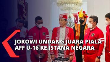 Tepat Saat HUT RI, Presiden Jokowi Undang Juara Piala AFF Timnas U-16 ke Istana Merdeka!