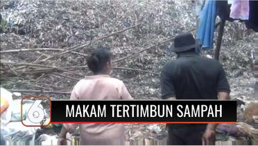 114 Makam di Bantar Gebang Terimbun Tumpukan Sampah, Warga Tak Bisa Berziarah | Liputan 6