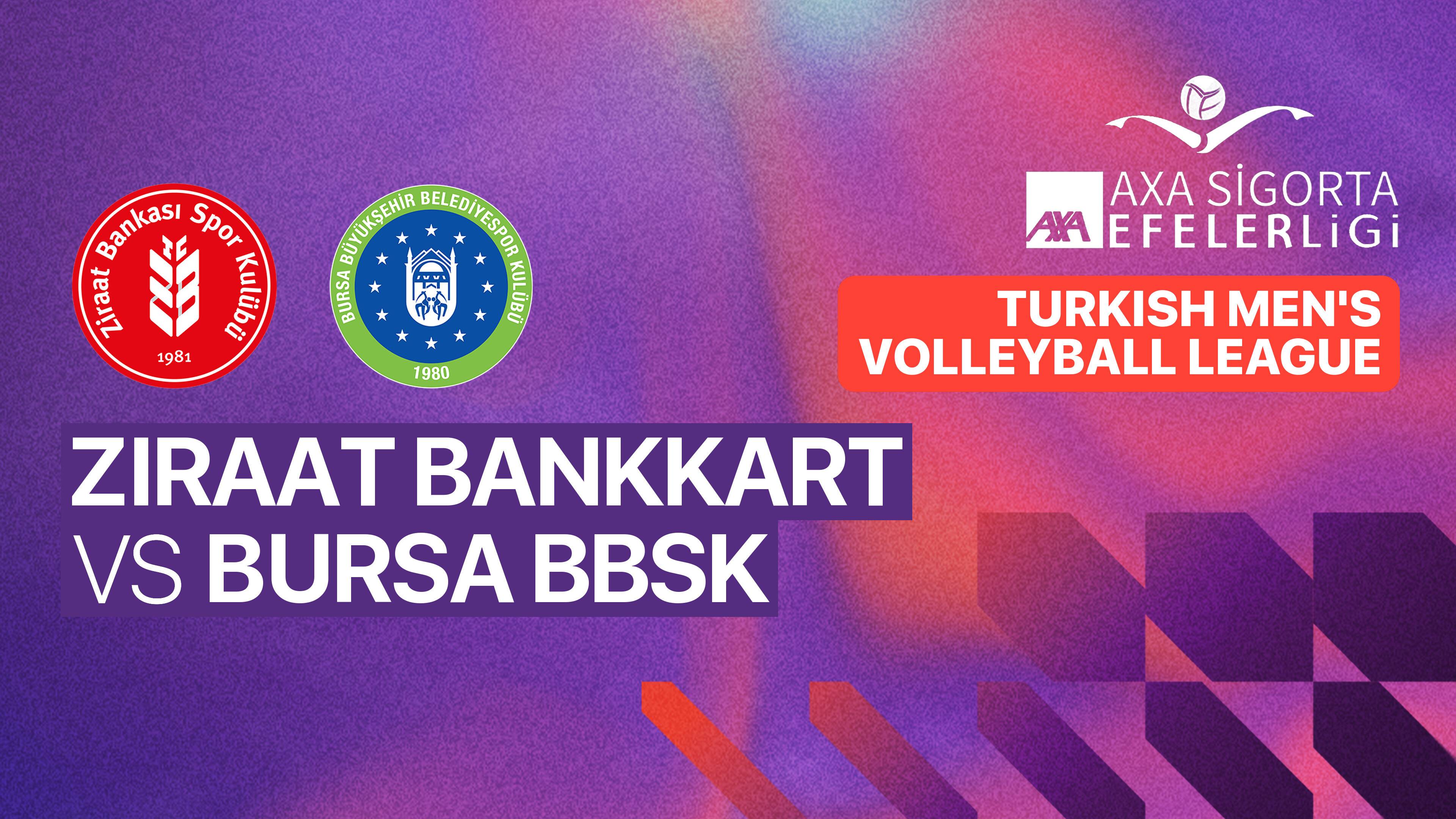 Ziraat Bankkart vs Bursa Buyuksehir Belediyespor