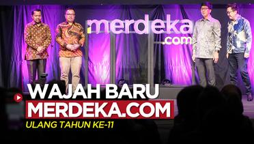 Merdeka.com Ulang Tahun ke-11, Launching Logo Baru
